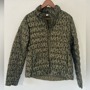 COPY - Old Navy animal print waterproof active jacket